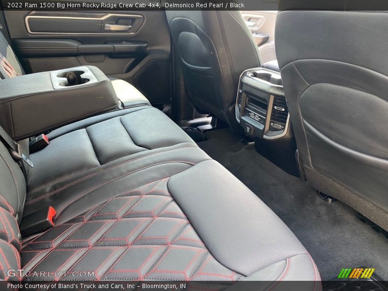 Rear Seat of 2022 1500 Big Horn Rocky Ridge Crew Cab 4x4