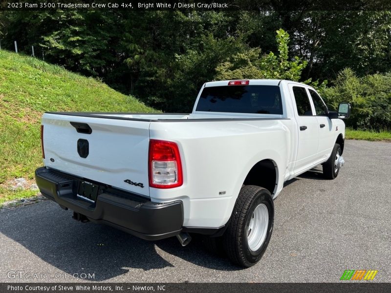 Bright White / Diesel Gray/Black 2023 Ram 3500 Tradesman Crew Cab 4x4