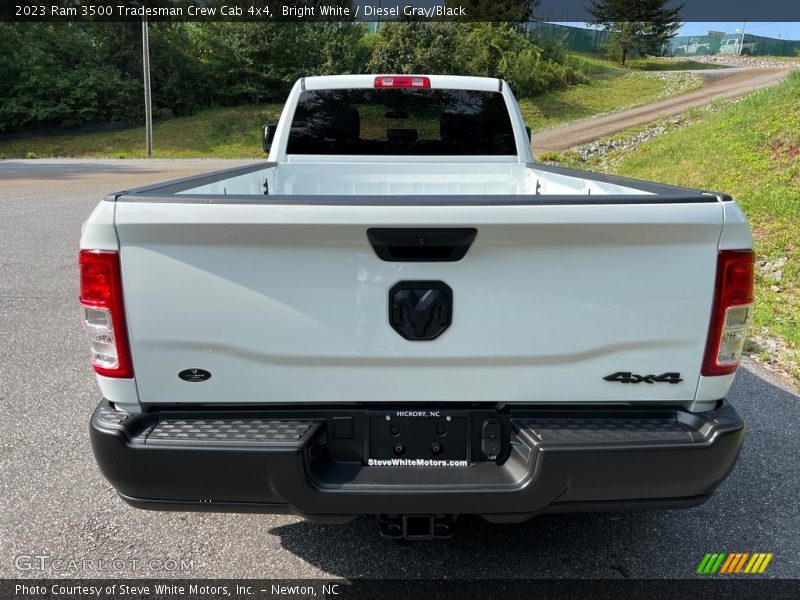 Bright White / Diesel Gray/Black 2023 Ram 3500 Tradesman Crew Cab 4x4