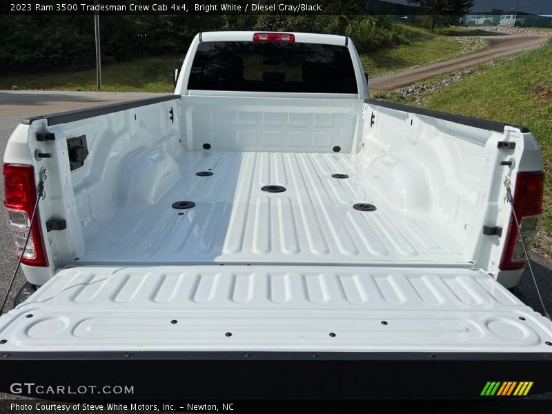 Bright White / Diesel Gray/Black 2023 Ram 3500 Tradesman Crew Cab 4x4