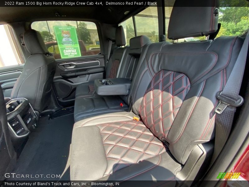 Rear Seat of 2022 1500 Big Horn Rocky Ridge Crew Cab 4x4
