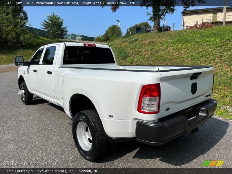 Bright White / Diesel Gray/Black 2023 Ram 3500 Tradesman Crew Cab 4x4