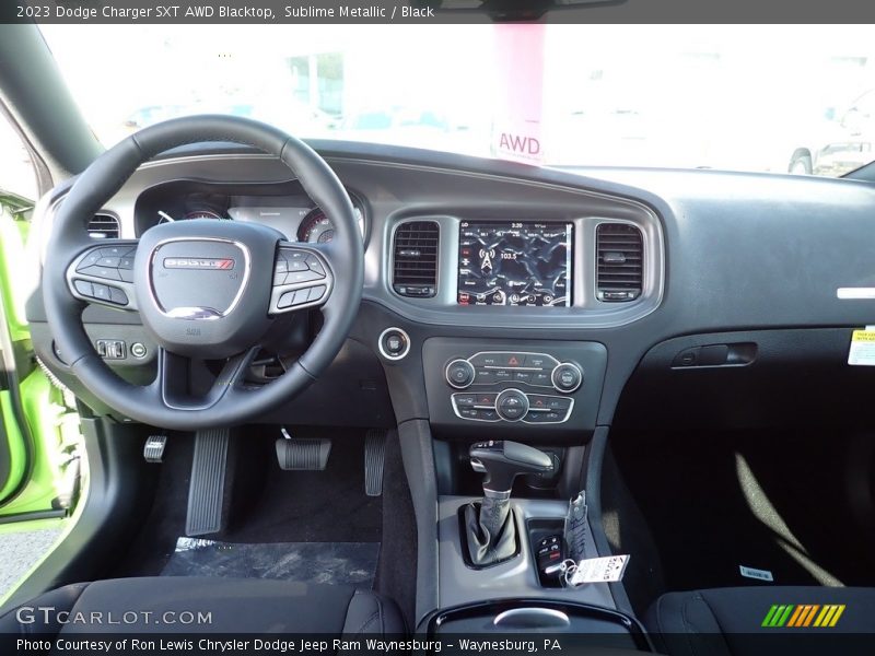 Sublime Metallic / Black 2023 Dodge Charger SXT AWD Blacktop
