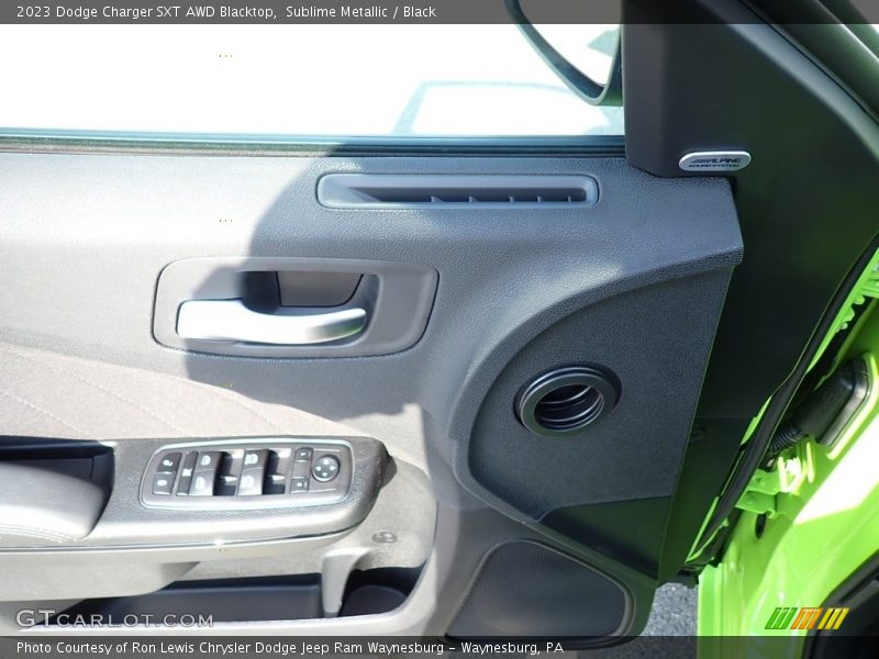 Sublime Metallic / Black 2023 Dodge Charger SXT AWD Blacktop