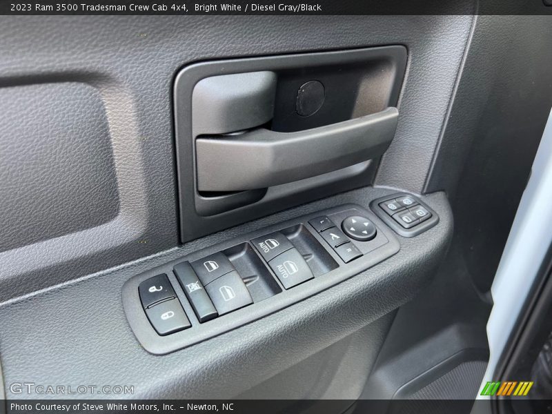 Bright White / Diesel Gray/Black 2023 Ram 3500 Tradesman Crew Cab 4x4