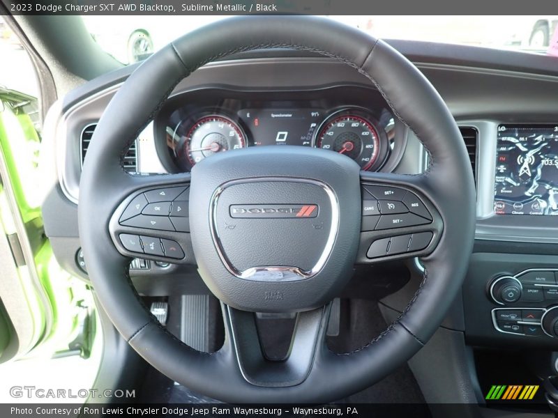 Sublime Metallic / Black 2023 Dodge Charger SXT AWD Blacktop