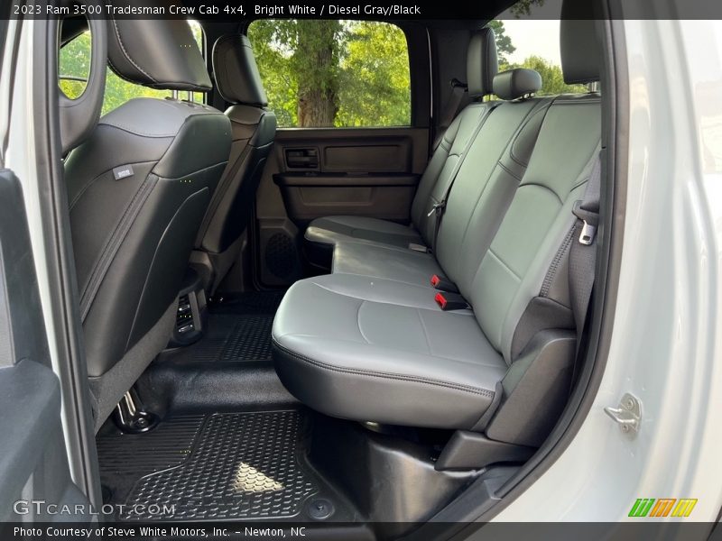 Bright White / Diesel Gray/Black 2023 Ram 3500 Tradesman Crew Cab 4x4