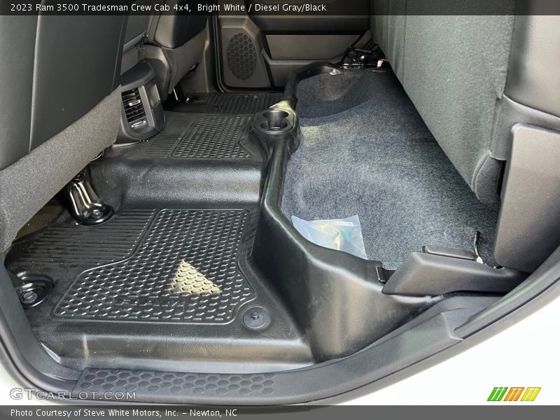 Bright White / Diesel Gray/Black 2023 Ram 3500 Tradesman Crew Cab 4x4