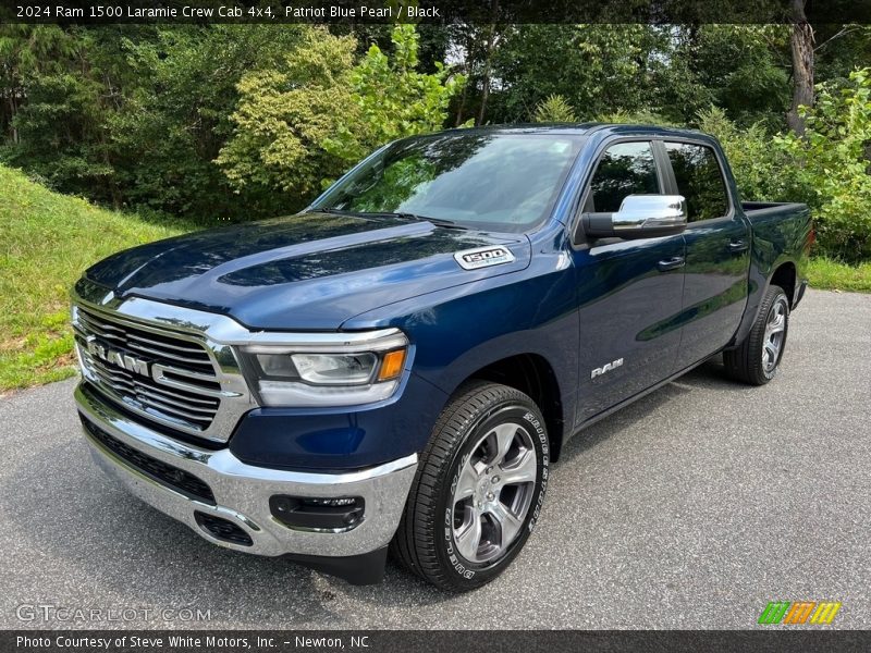 Patriot Blue Pearl / Black 2024 Ram 1500 Laramie Crew Cab 4x4