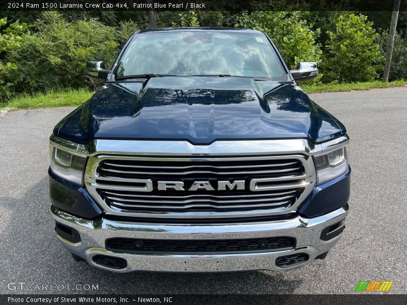 Patriot Blue Pearl / Black 2024 Ram 1500 Laramie Crew Cab 4x4