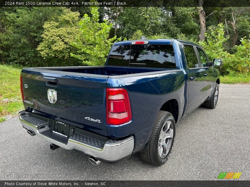 Patriot Blue Pearl / Black 2024 Ram 1500 Laramie Crew Cab 4x4