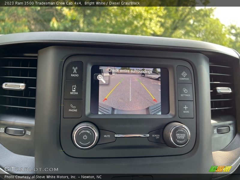 Bright White / Diesel Gray/Black 2023 Ram 3500 Tradesman Crew Cab 4x4