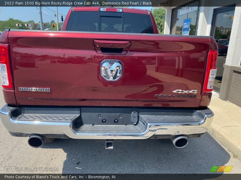 Delmonico Red Pearl / Black 2022 Ram 1500 Big Horn Rocky Ridge Crew Cab 4x4
