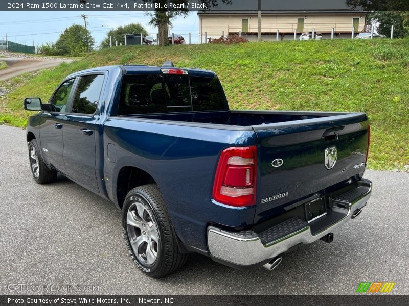Patriot Blue Pearl / Black 2024 Ram 1500 Laramie Crew Cab 4x4