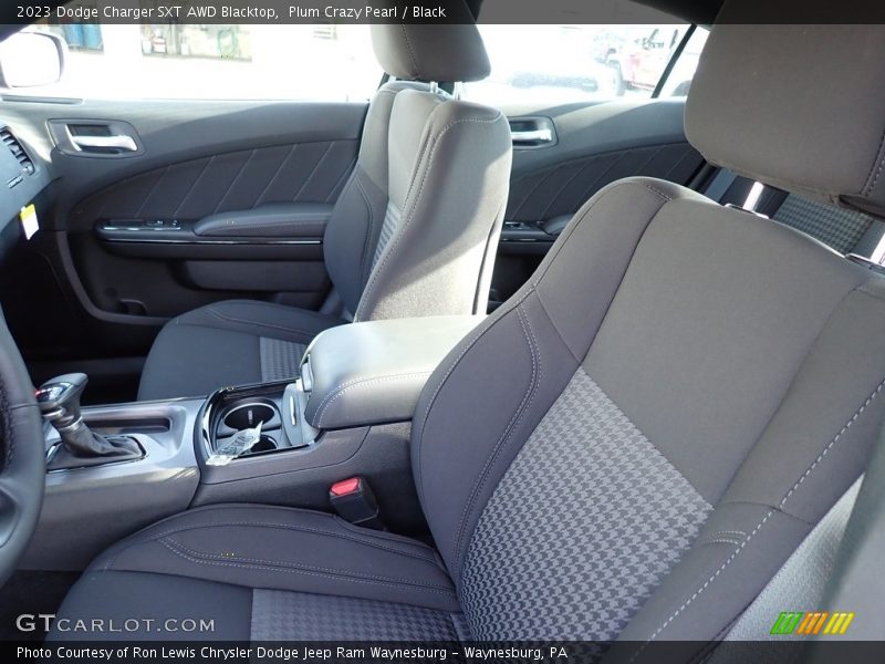 Plum Crazy Pearl / Black 2023 Dodge Charger SXT AWD Blacktop