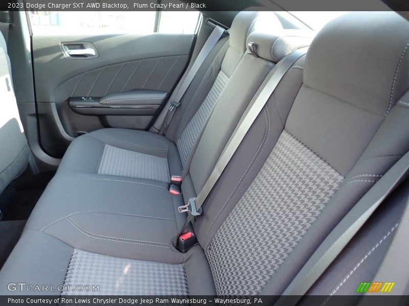 Plum Crazy Pearl / Black 2023 Dodge Charger SXT AWD Blacktop