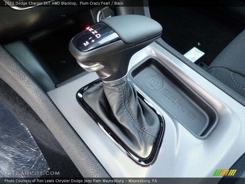 Plum Crazy Pearl / Black 2023 Dodge Charger SXT AWD Blacktop