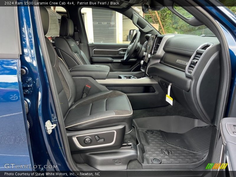 Front Seat of 2024 1500 Laramie Crew Cab 4x4