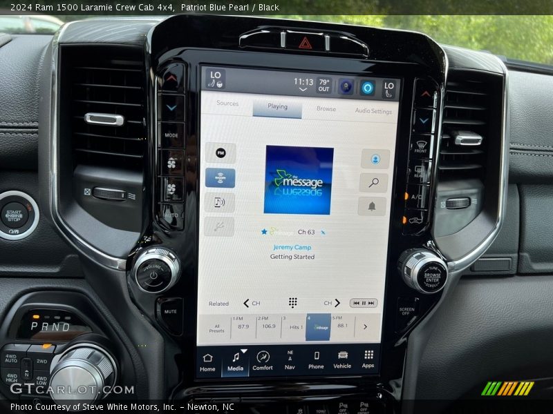 Controls of 2024 1500 Laramie Crew Cab 4x4