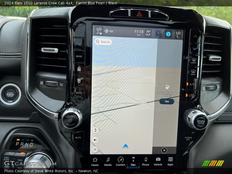 Navigation of 2024 1500 Laramie Crew Cab 4x4