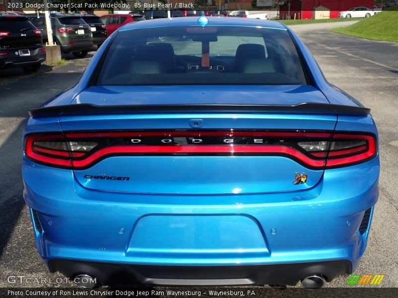 B5 Blue Pearl / Black 2023 Dodge Charger Scat Pack Widebody