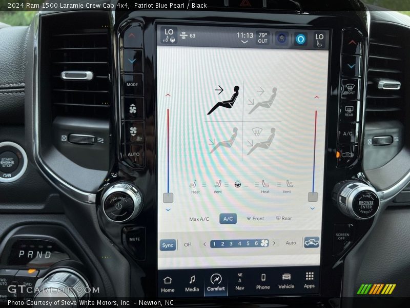 Controls of 2024 1500 Laramie Crew Cab 4x4