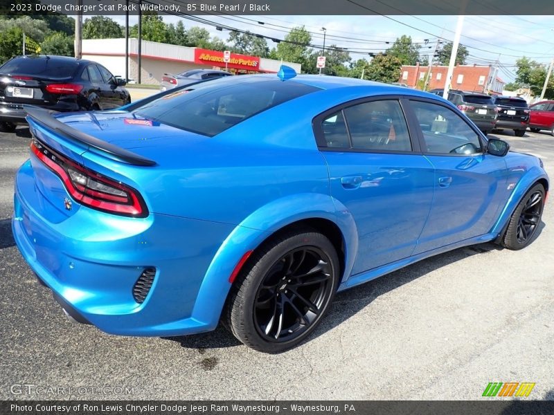 B5 Blue Pearl / Black 2023 Dodge Charger Scat Pack Widebody