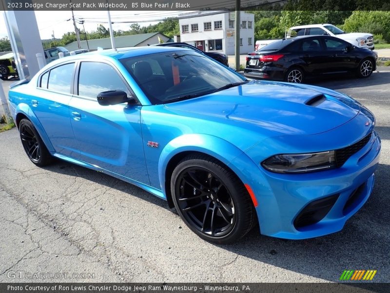 B5 Blue Pearl / Black 2023 Dodge Charger Scat Pack Widebody