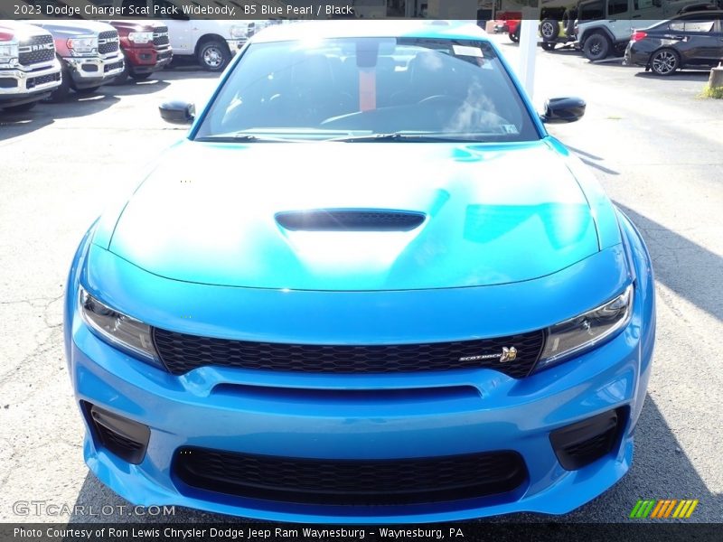 B5 Blue Pearl / Black 2023 Dodge Charger Scat Pack Widebody