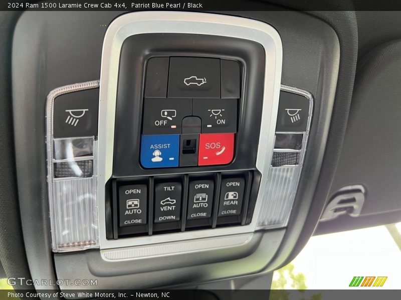 Controls of 2024 1500 Laramie Crew Cab 4x4