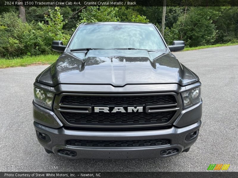 Granite Crystal Metallic / Black 2024 Ram 1500 Tradesman Crew Cab 4x4