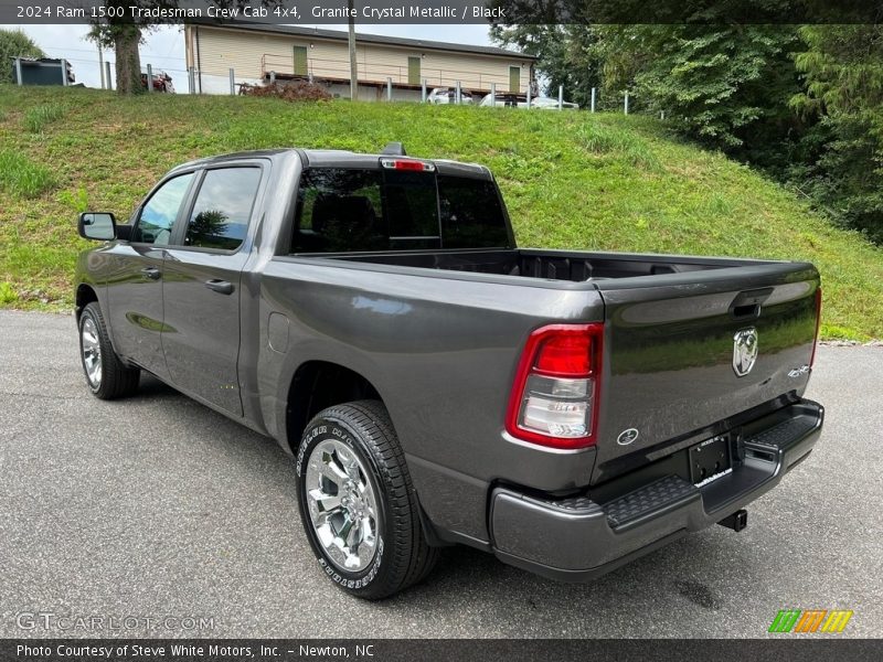 Granite Crystal Metallic / Black 2024 Ram 1500 Tradesman Crew Cab 4x4