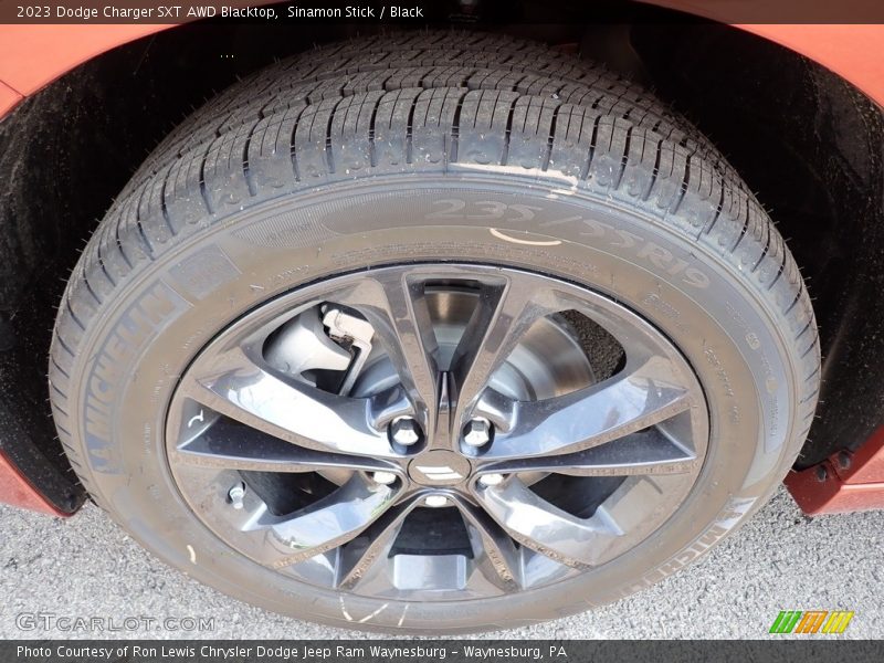 Sinamon Stick / Black 2023 Dodge Charger SXT AWD Blacktop