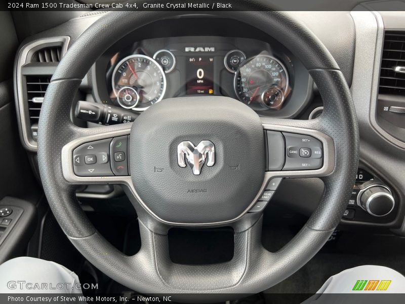  2024 1500 Tradesman Crew Cab 4x4 Steering Wheel
