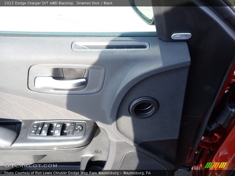 Sinamon Stick / Black 2023 Dodge Charger SXT AWD Blacktop