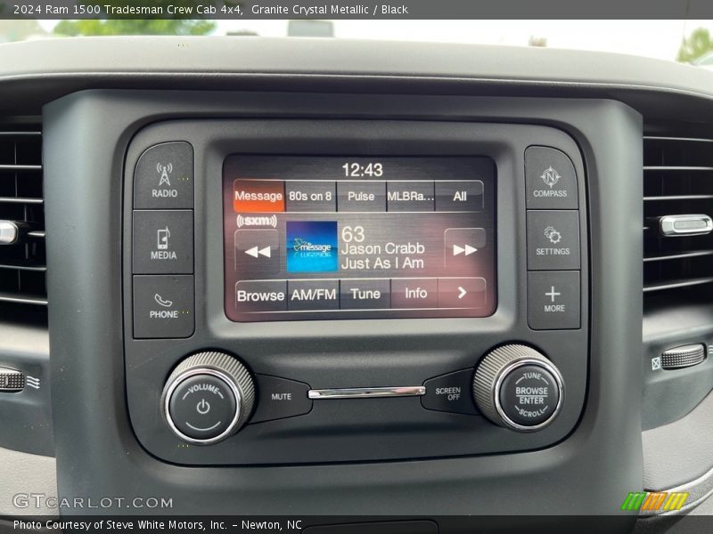 Audio System of 2024 1500 Tradesman Crew Cab 4x4