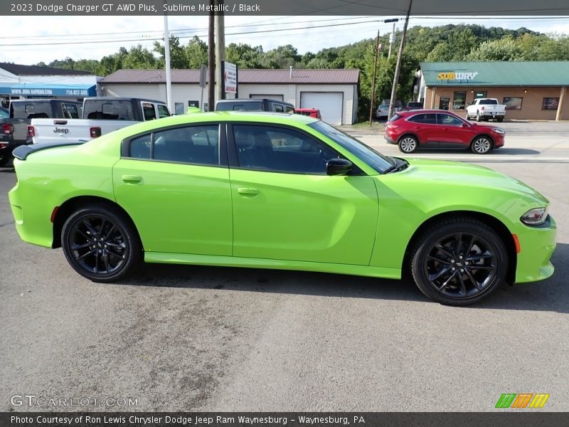 Sublime Metallic / Black 2023 Dodge Charger GT AWD Plus