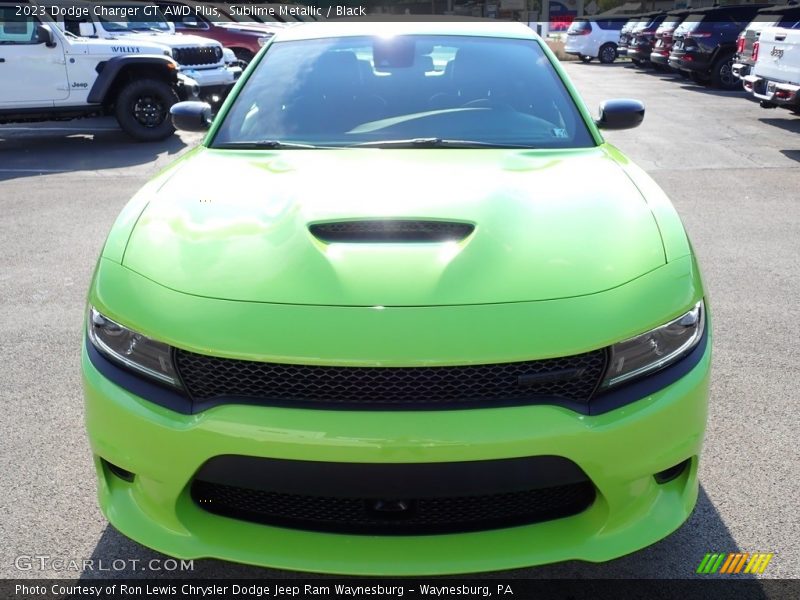 Sublime Metallic / Black 2023 Dodge Charger GT AWD Plus