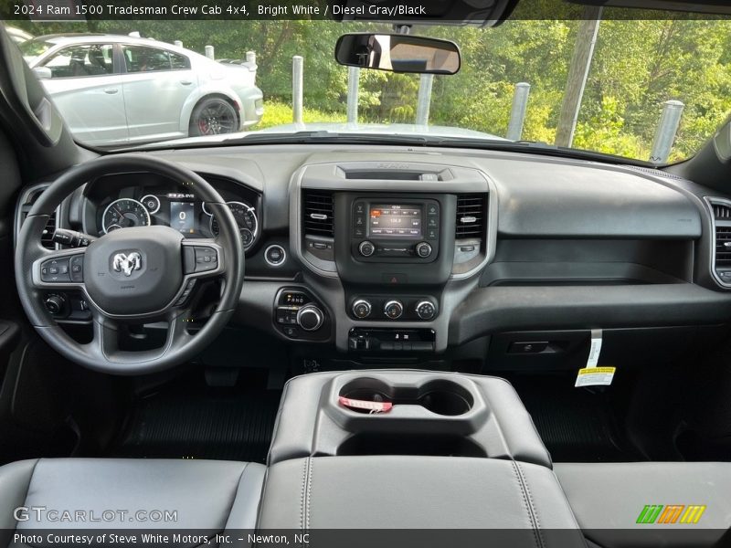  2024 1500 Tradesman Crew Cab 4x4 Diesel Gray/Black Interior
