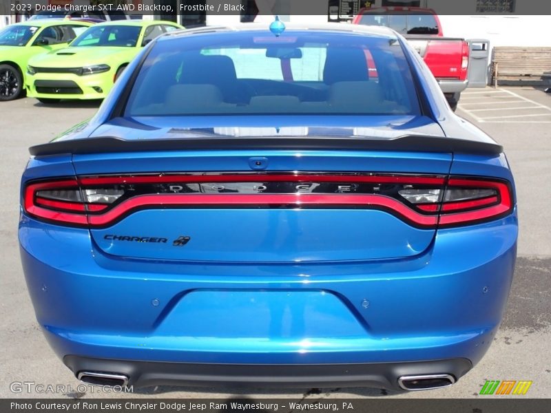 Frostbite / Black 2023 Dodge Charger SXT AWD Blacktop