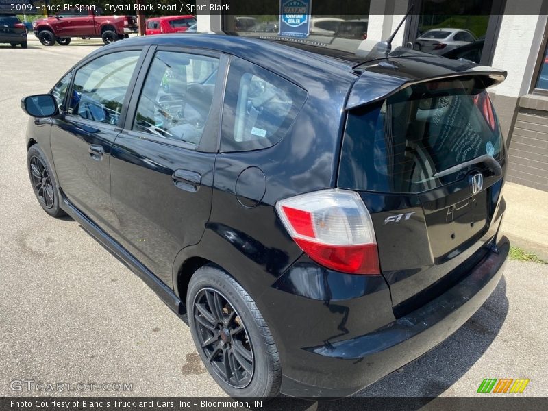 Crystal Black Pearl / Sport Black 2009 Honda Fit Sport