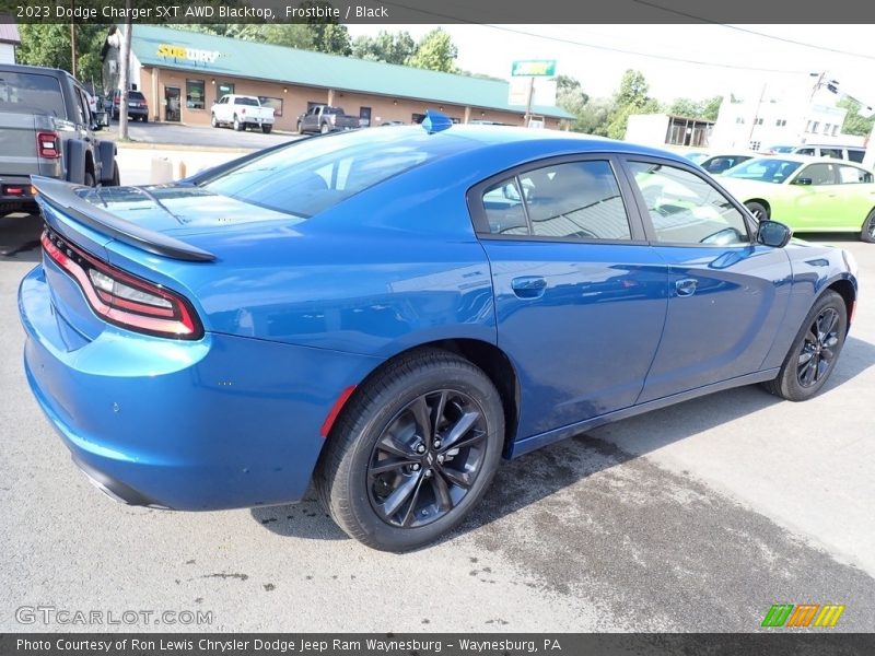 Frostbite / Black 2023 Dodge Charger SXT AWD Blacktop