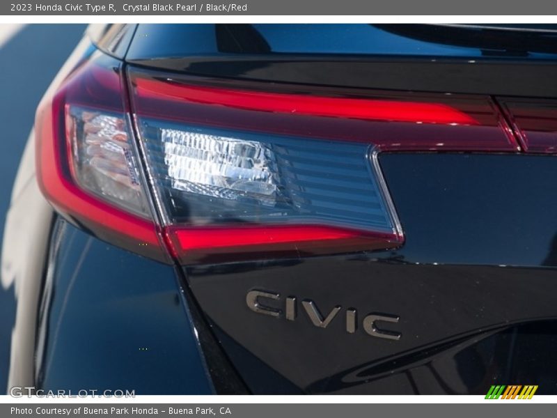 Crystal Black Pearl / Black/Red 2023 Honda Civic Type R