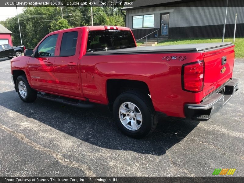 Red Hot / Jet Black 2018 Chevrolet Silverado 1500 LT Double Cab 4x4