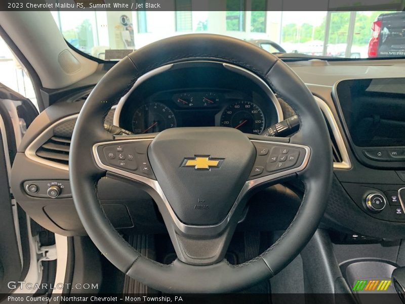 Summit White / Jet Black 2023 Chevrolet Malibu RS