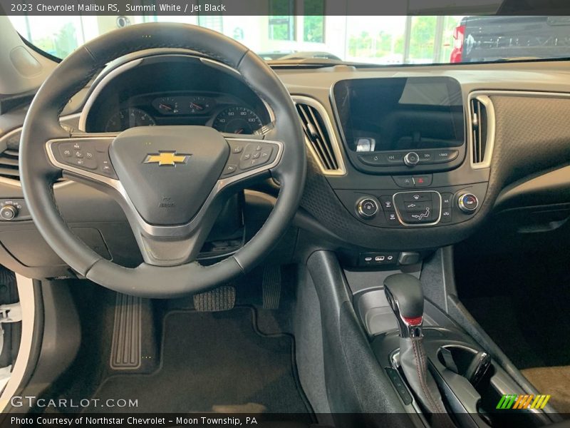 Summit White / Jet Black 2023 Chevrolet Malibu RS