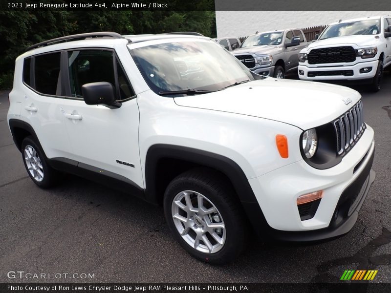 Alpine White / Black 2023 Jeep Renegade Latitude 4x4