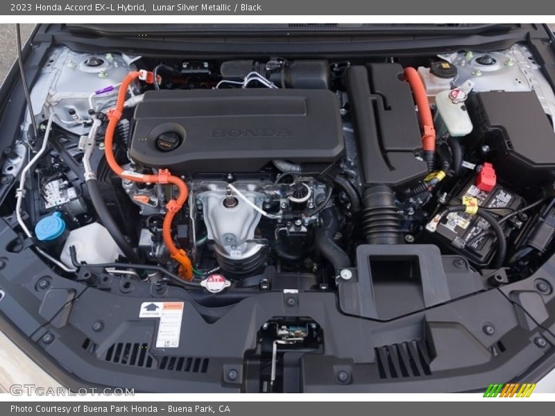 Lunar Silver Metallic / Black 2023 Honda Accord EX-L Hybrid