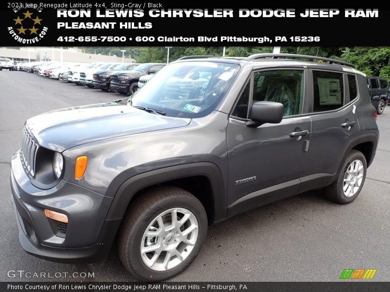 Sting-Gray / Black 2023 Jeep Renegade Latitude 4x4