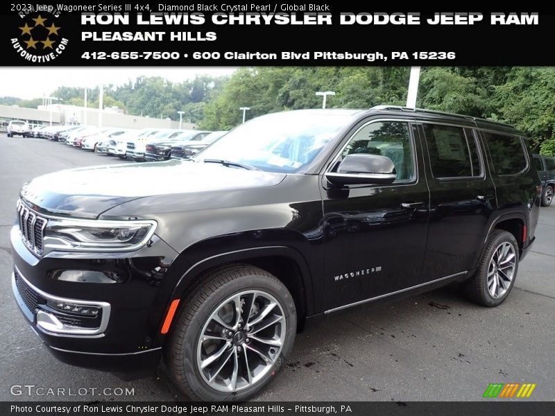 Diamond Black Crystal Pearl / Global Black 2023 Jeep Wagoneer Series III 4x4
